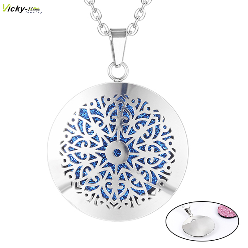 Heart Locket Necklace Photo - Nieuwe Eenvoudige Aromatherapie Essentiële Olie Diffuser
