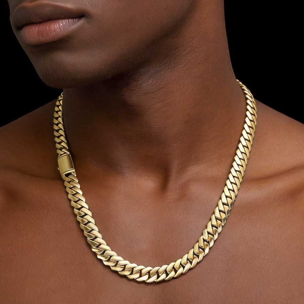 ESKEEM Hooggepolijste Monaco K - Cuban Link Chain 12Mm recensie en prijs