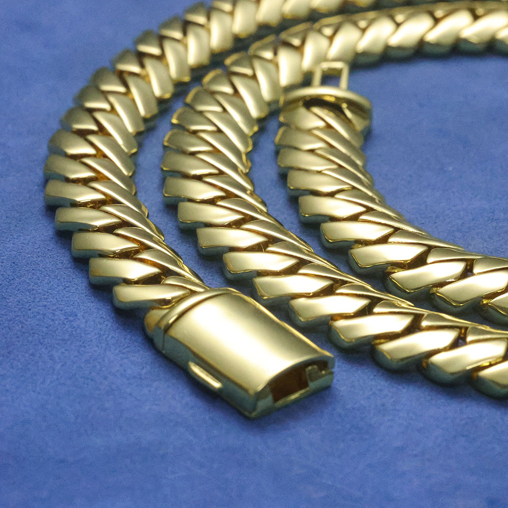 ESKEEM Hooggepolijste Monaco K - Cuban Link Chain 12Mm recensie en prijs