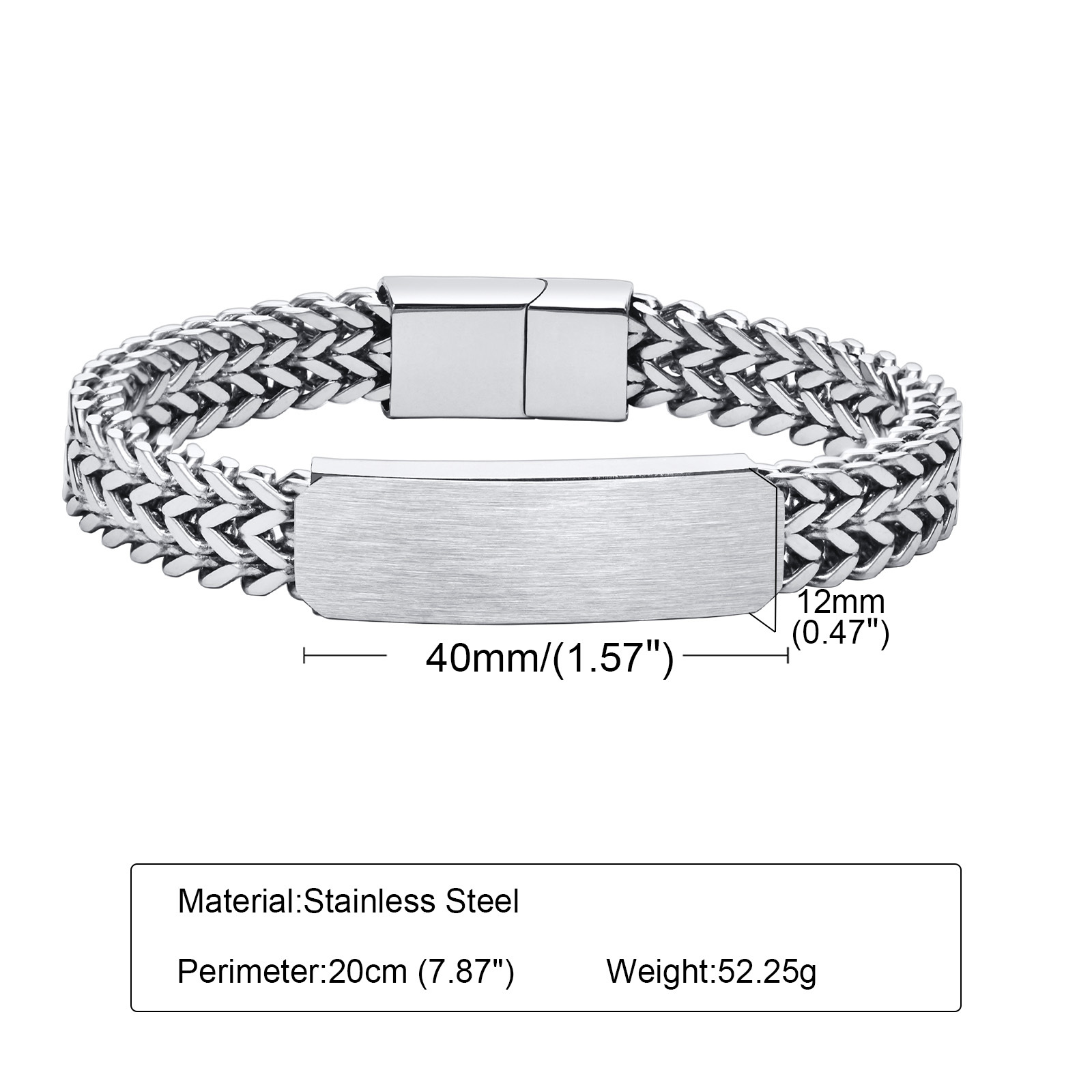 Vnox 12Mm Aanpassen Armbanden  - Cuban Link Chain 12Mm recensie en prijs