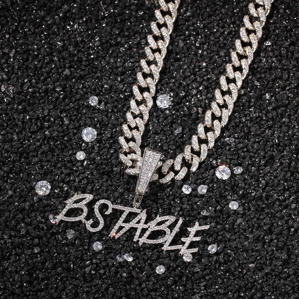 Tbtk Aangepaste Naam Curisve B - Cuban Link Chain 12Mm recensie en prijs
