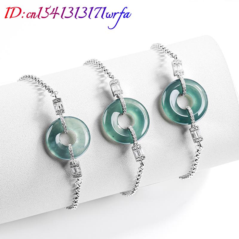 Blauwe Myanmar Jadeïet Ringarm - Bracelets recensie en prijs
