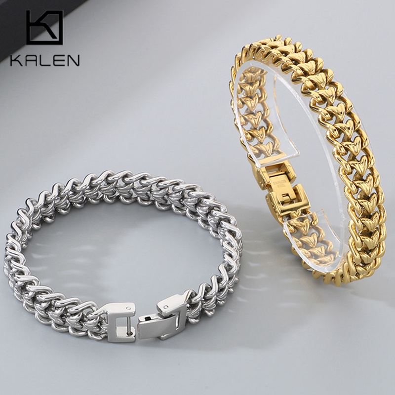 KALEN Glanzende roestvrijstale - Cuban Link Chain 12Mm recensie en prijs